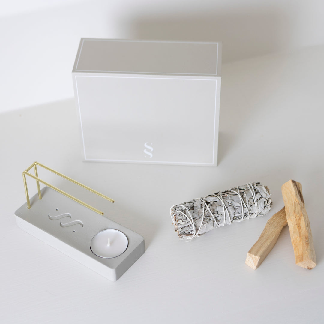 Sage Palo Santo Burner Kit