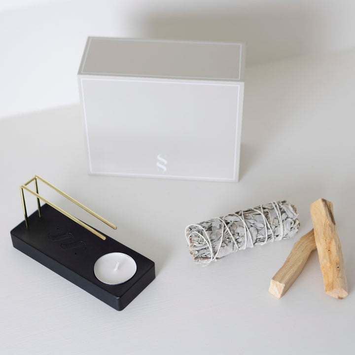 Sage Palo Santo Burner Kit